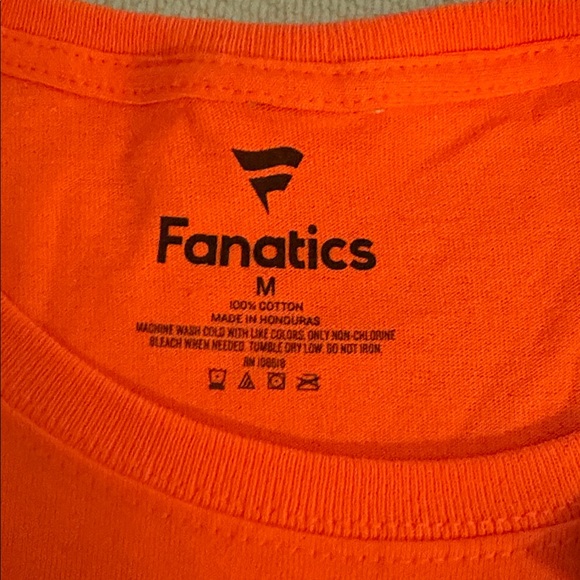 Fanatics Virginia Tech Orange Tee. Size M - Picture 2 of 3